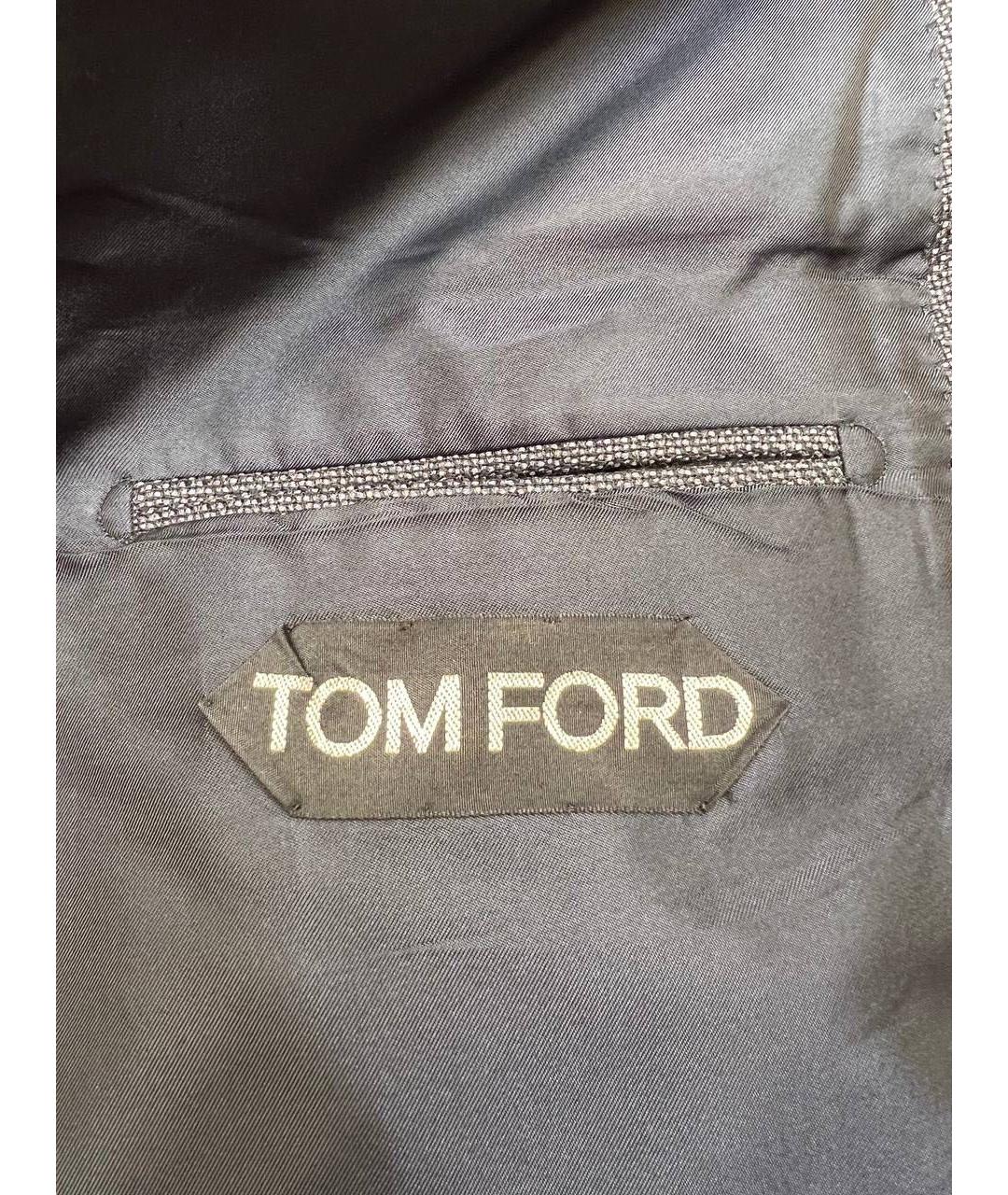 TOM FORD Серый пиджак, фото 4