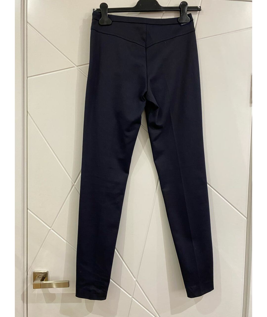 MONCLER Темно-синие прямые брюки, фото 4