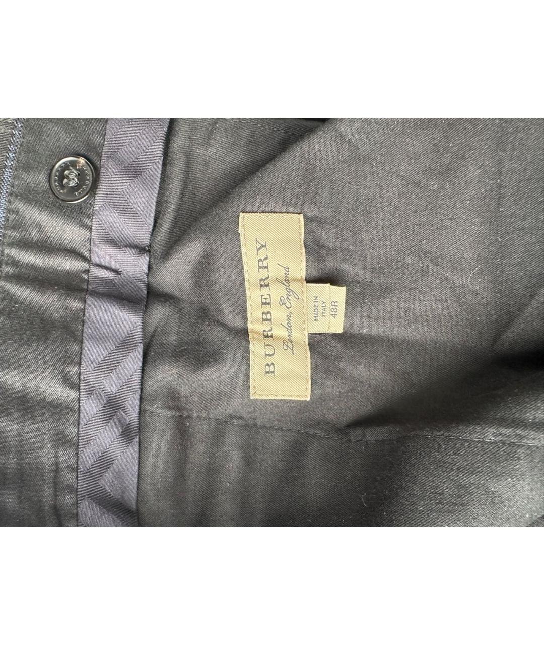 BURBERRY Темно-синий костюм-тройка, фото 8