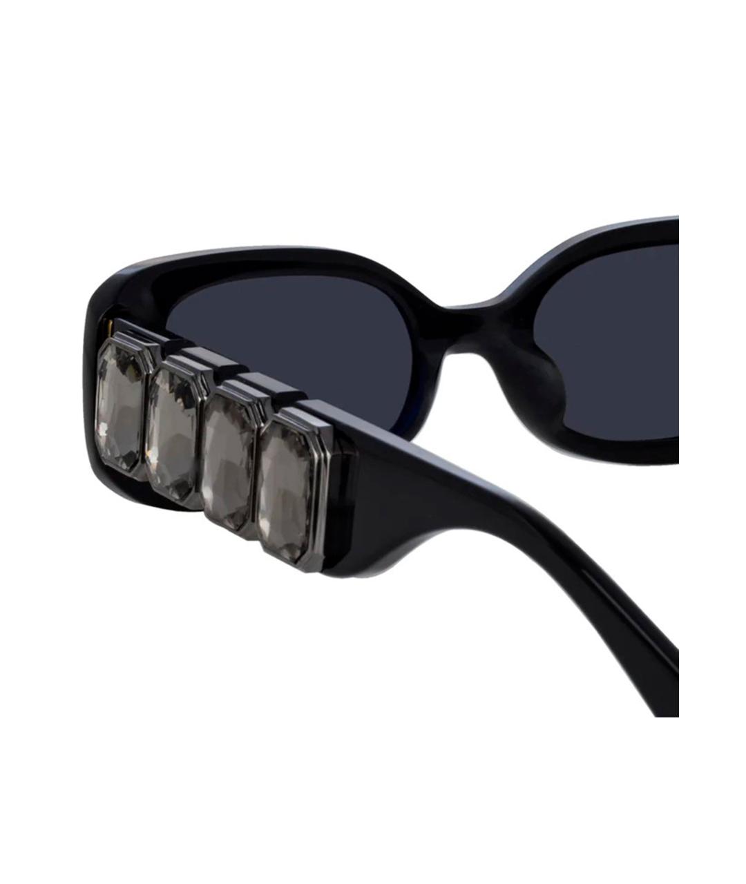 LINDA FARROW Черные солнцезащитные очки, фото 4