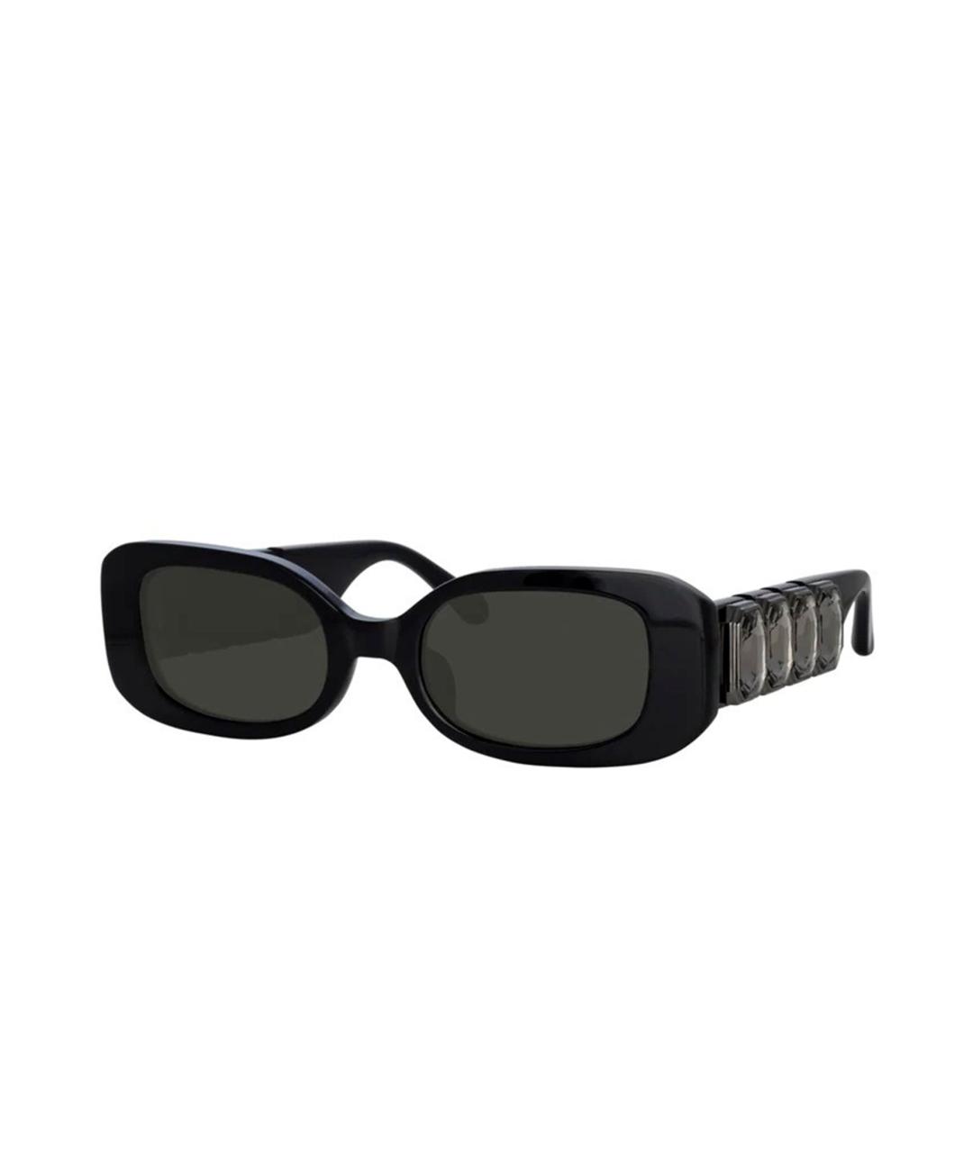 LINDA FARROW Черные солнцезащитные очки, фото 2