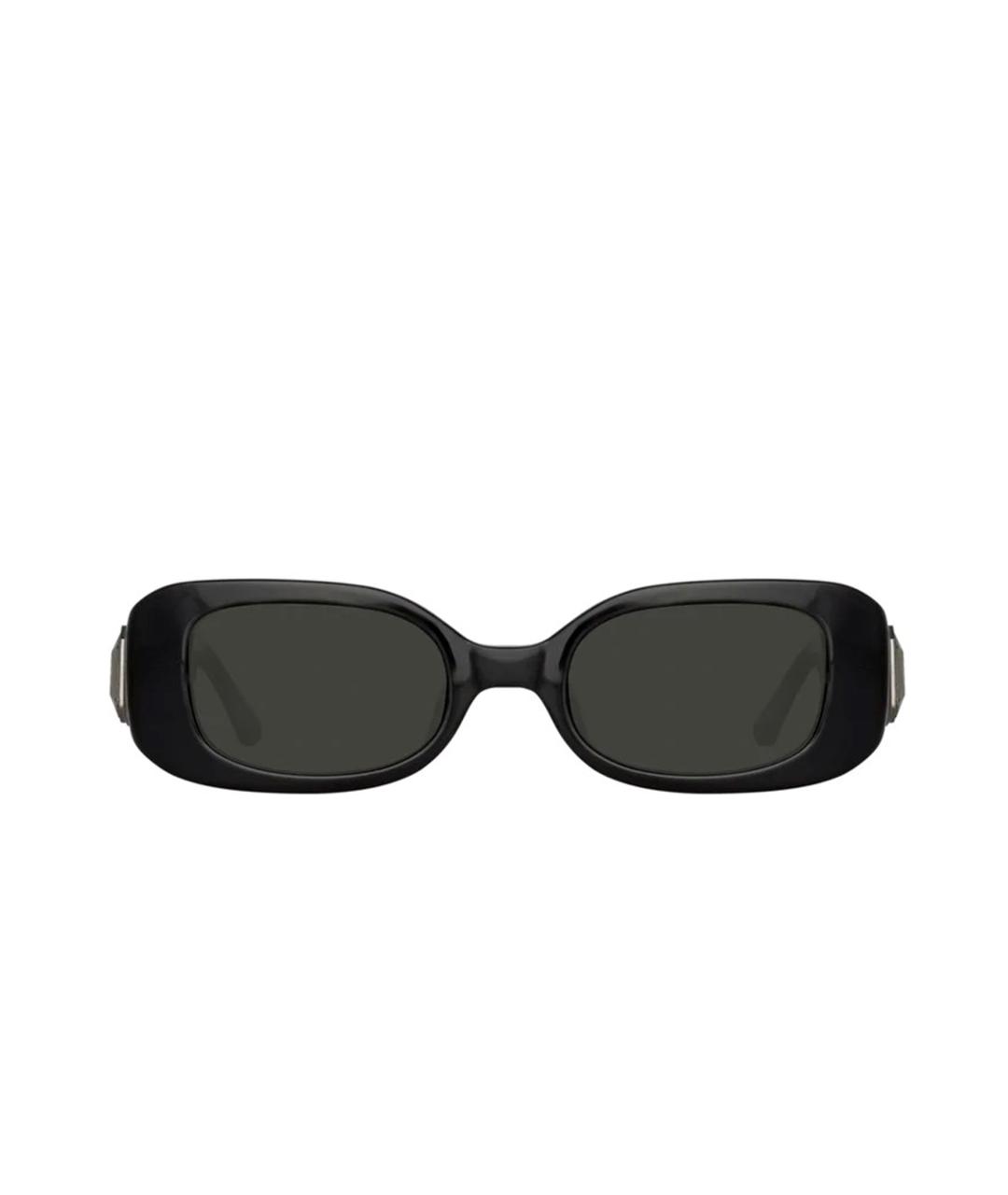 LINDA FARROW Черные солнцезащитные очки, фото 1