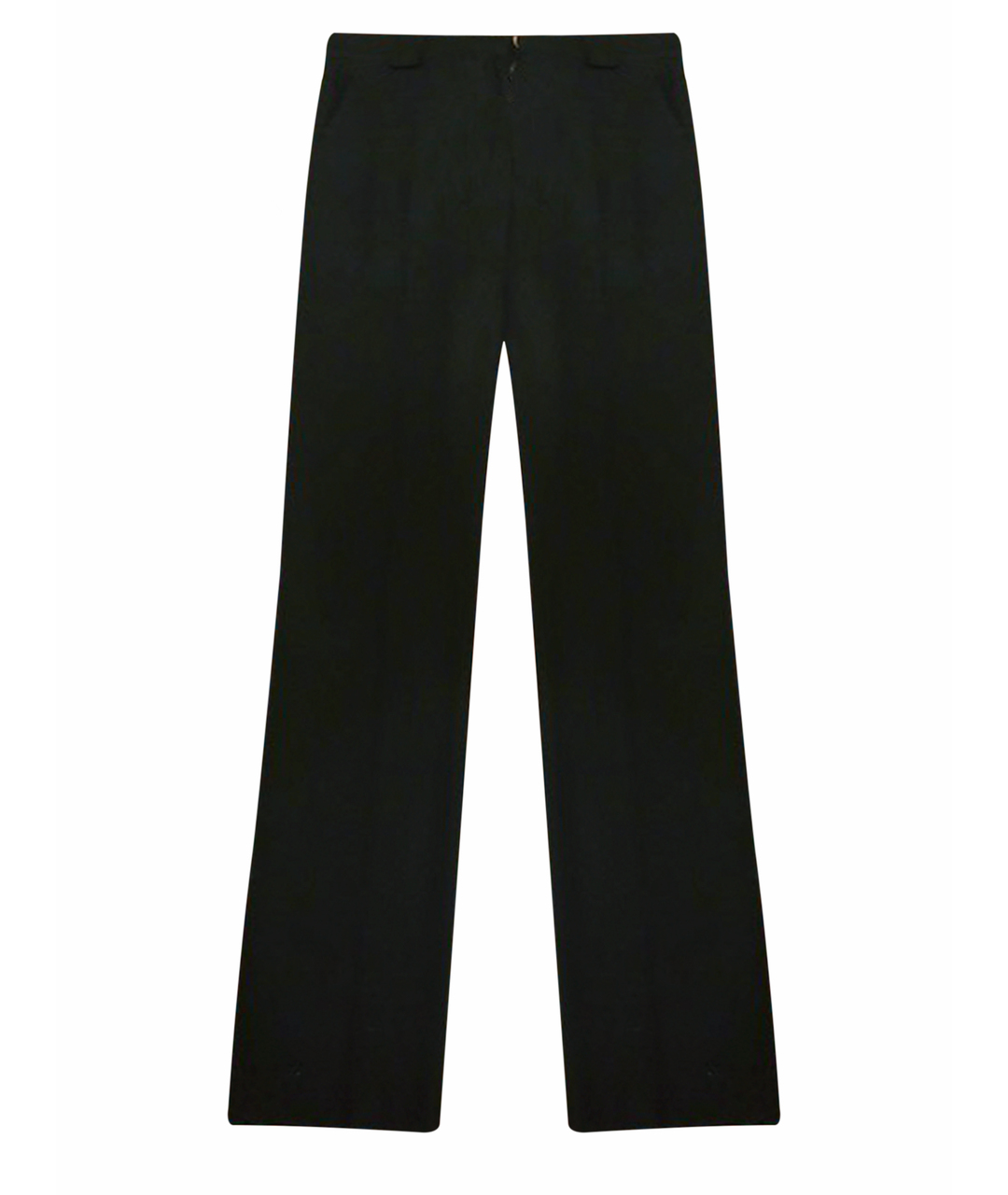 GIVENCHY Черные шерстяные прямые брюки, фото 1
