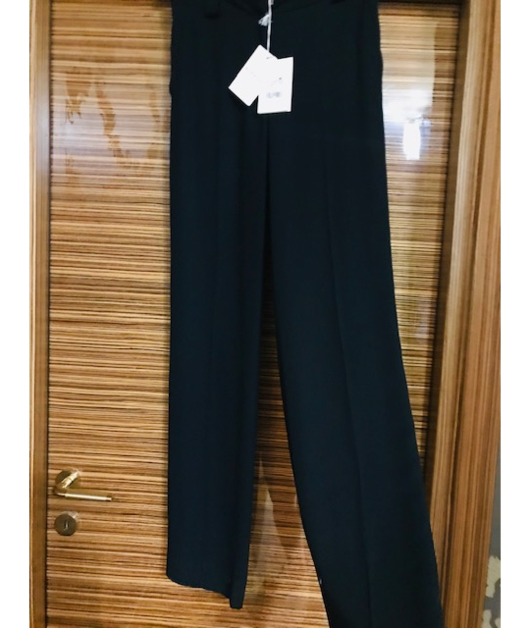 GIVENCHY Черные шерстяные прямые брюки, фото 2