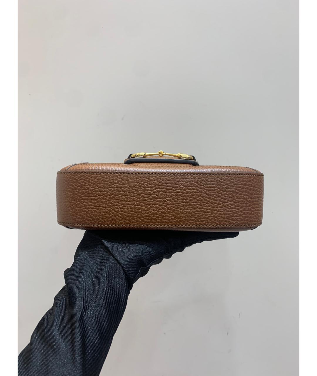 GUCCI Голубая деним сумка через плечо, фото 6