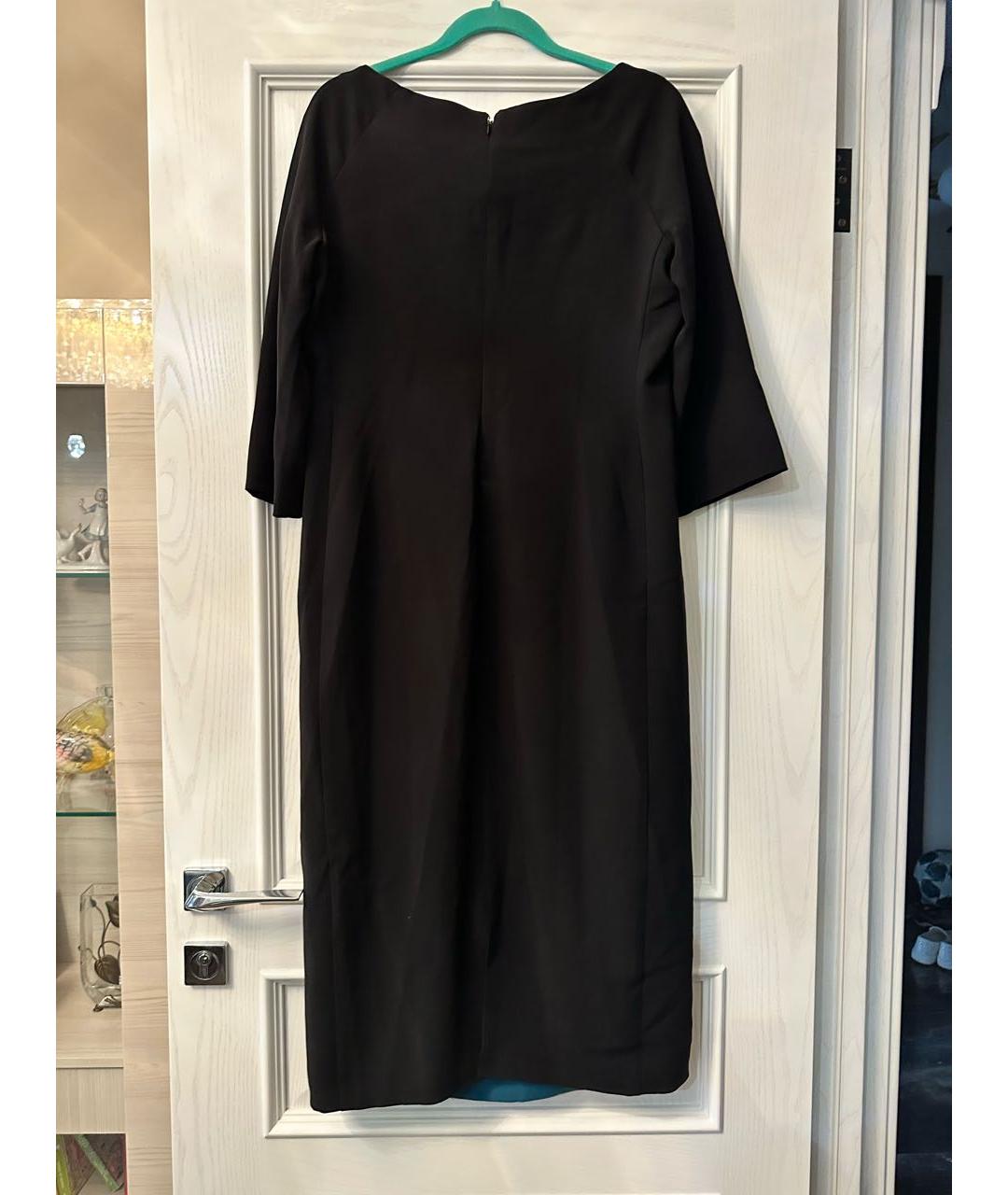 MARINA RINALDI Черное полиамидовое вечернее платье, фото 2