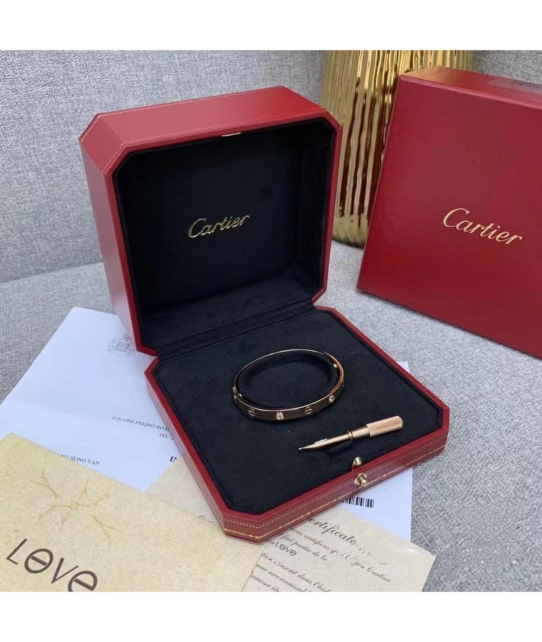 CARTIER Золотой браслет из розового золота, фото 3