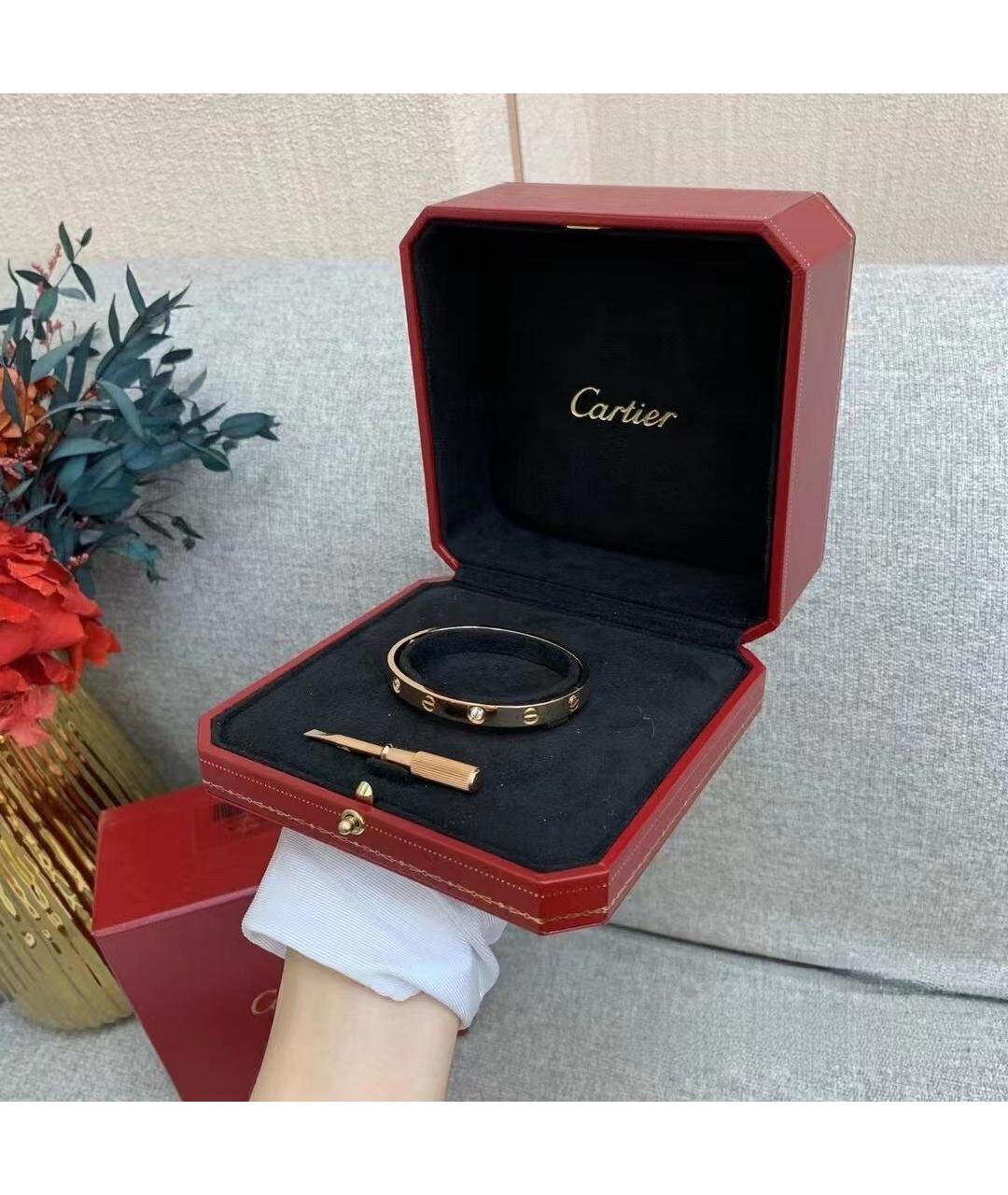 CARTIER Золотой браслет из розового золота, фото 5
