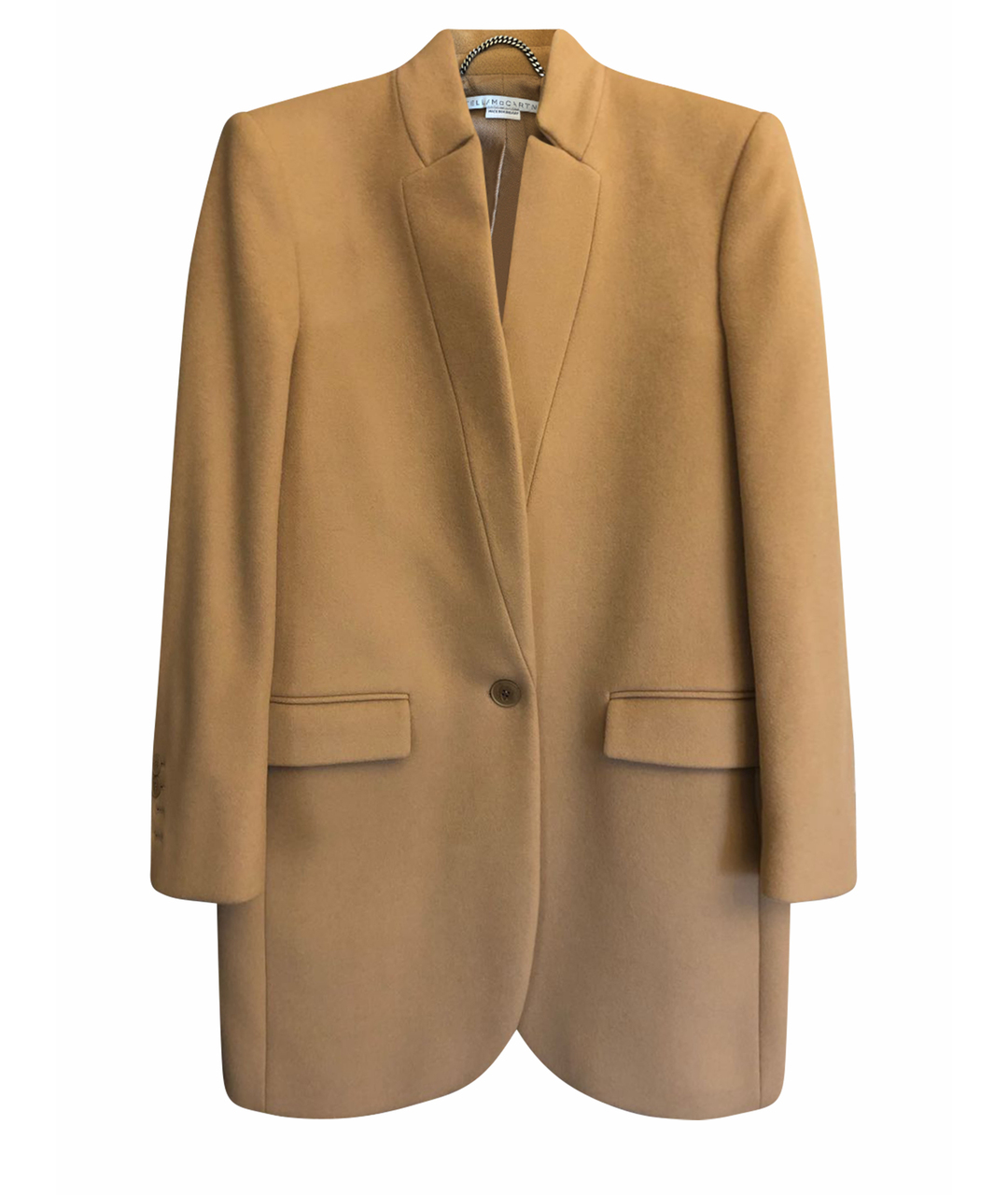 STELLA MCCARTNEY Горчичное шерстяное пальто, фото 1
