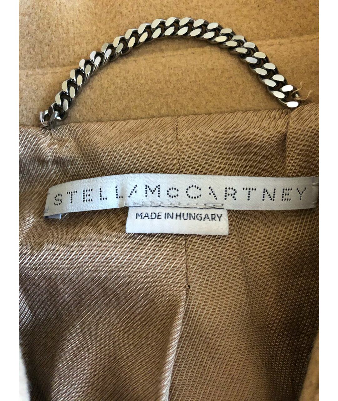 STELLA MCCARTNEY Горчичное шерстяное пальто, фото 3