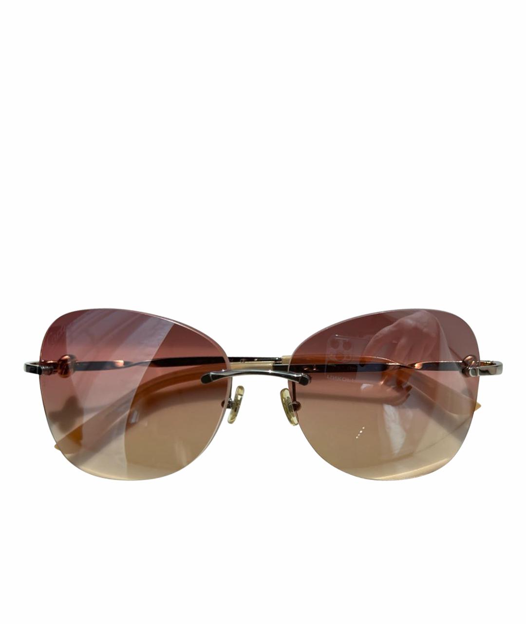 CARTIER Бежевые солнцезащитные очки, фото 1