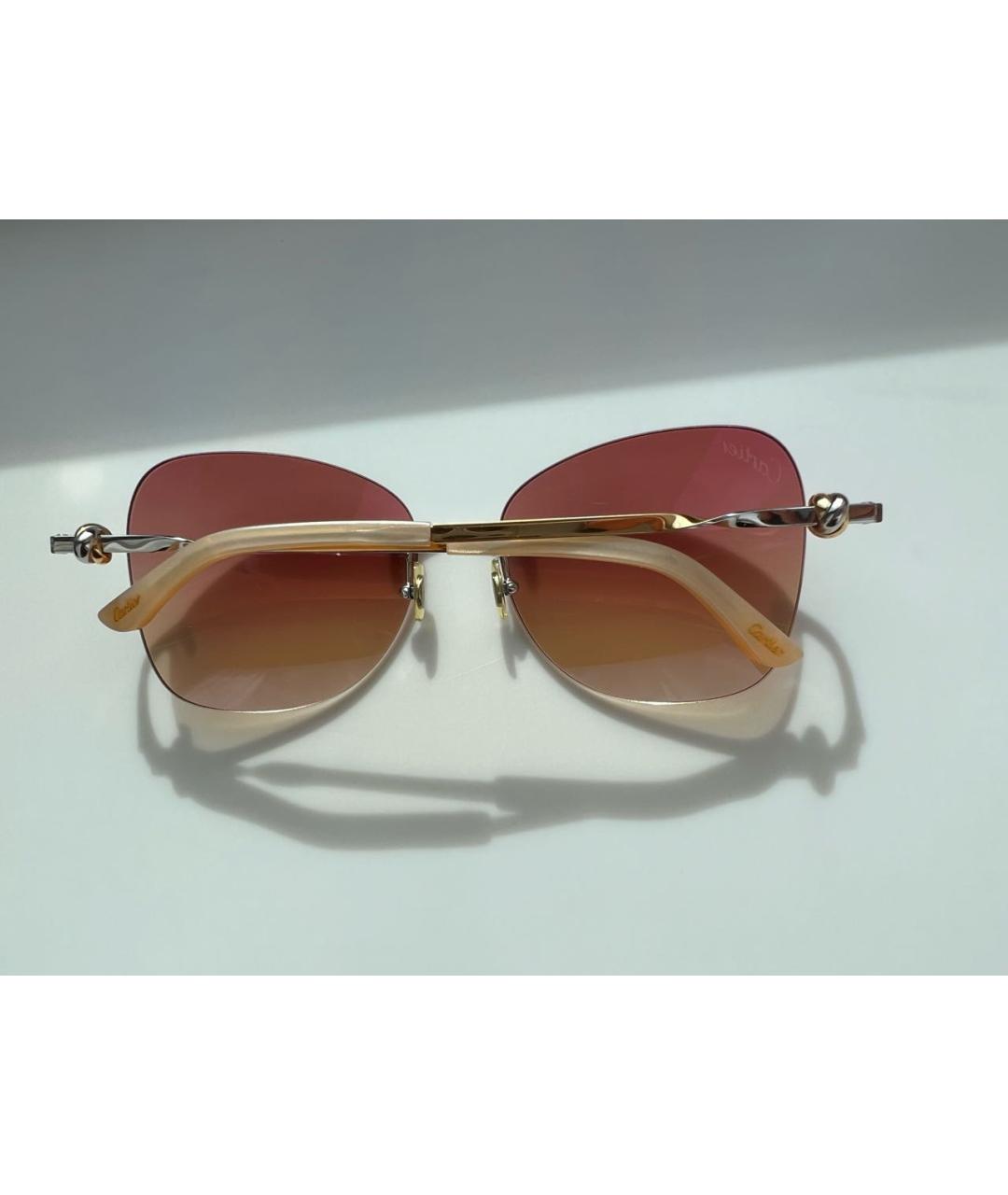 CARTIER Бежевые солнцезащитные очки, фото 2