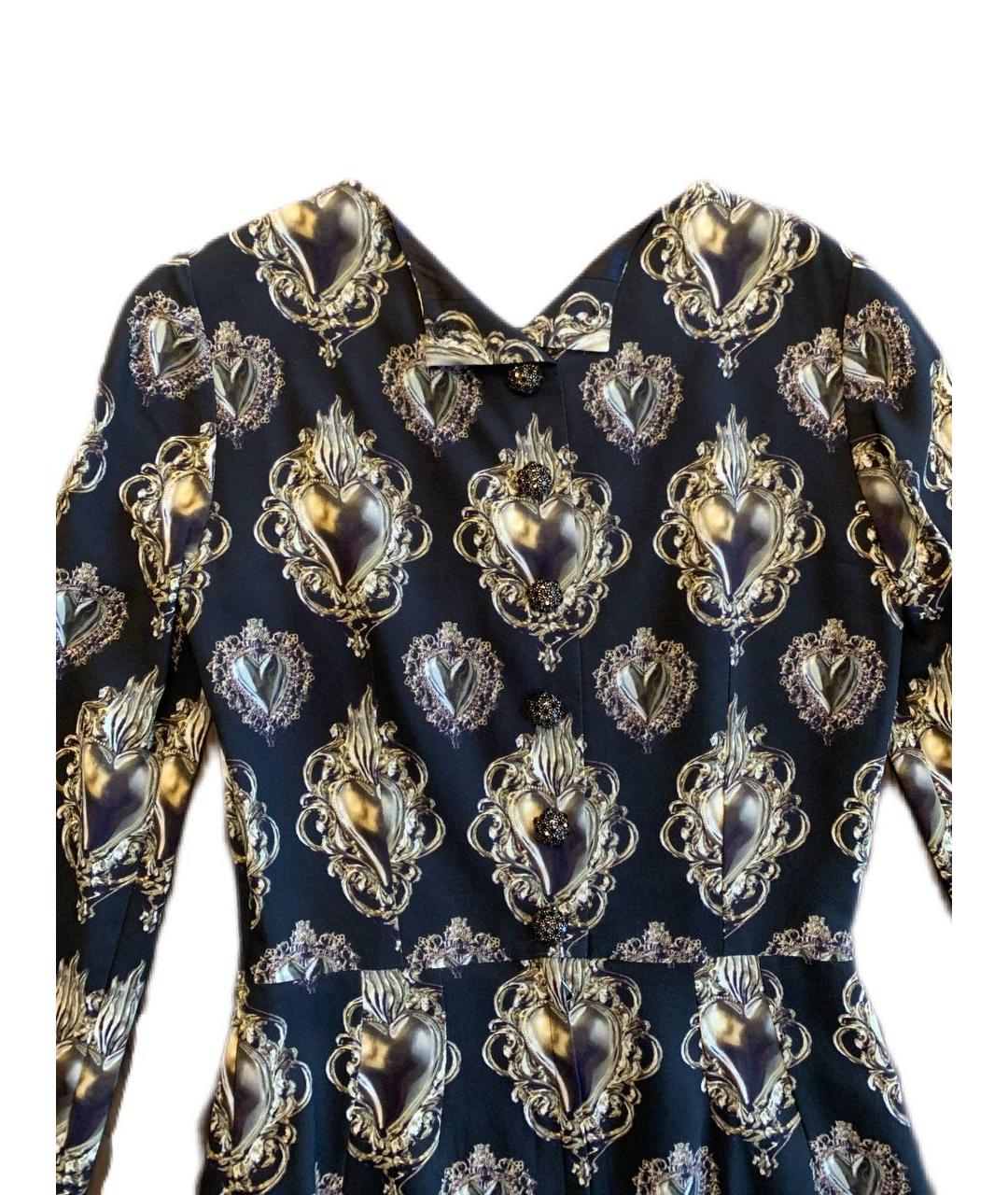 DOLCE&GABBANA Вискозное коктейльное платье, фото 3