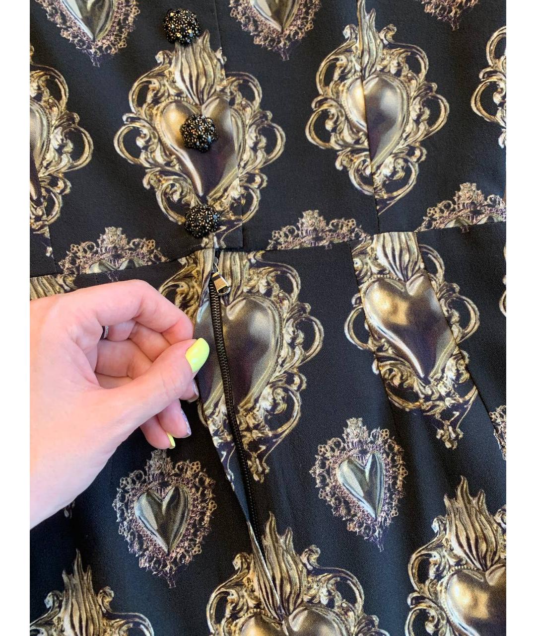DOLCE&GABBANA Вискозное коктейльное платье, фото 5