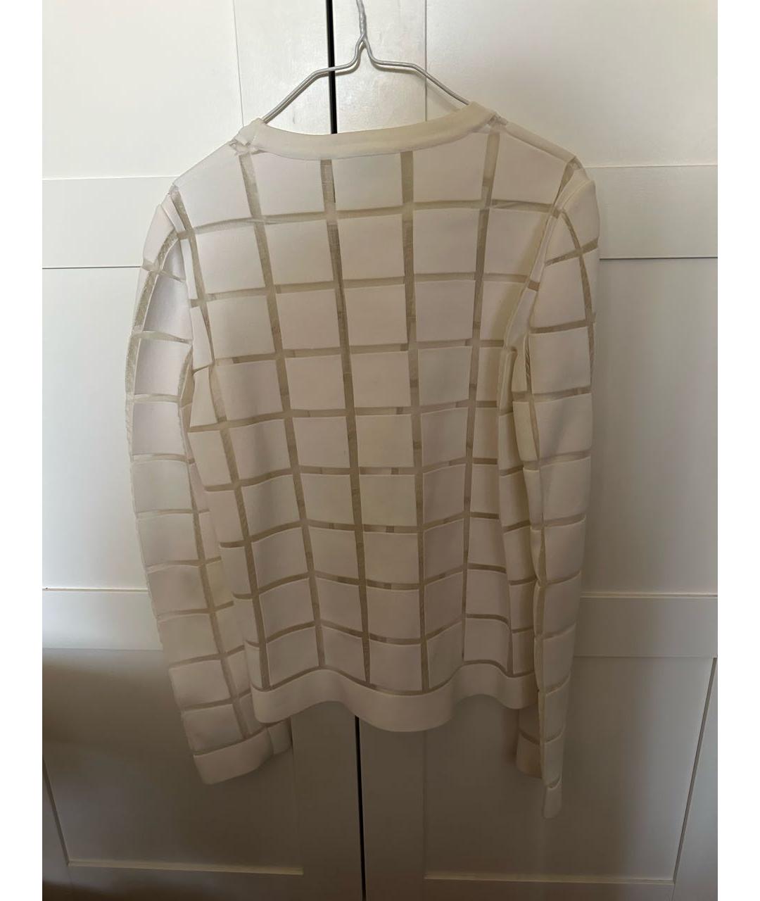 BALENCIAGA Белый полиамидовый джемпер / свитер, фото 2