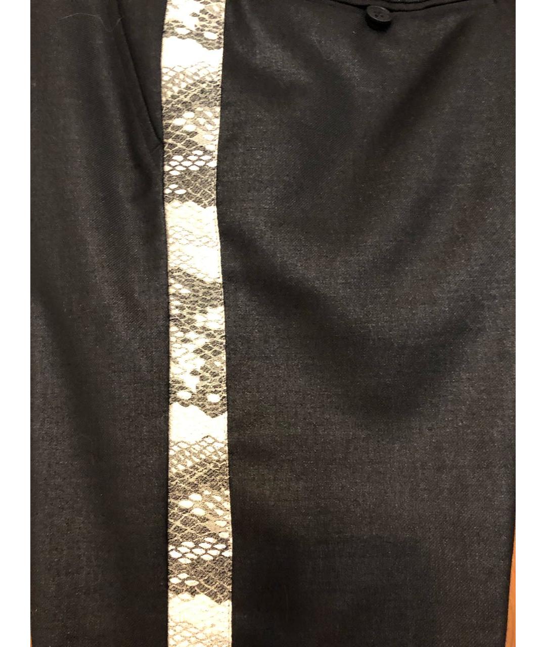 ZADIG & VOLTAIRE Черные полиэстеровые прямые брюки, фото 4