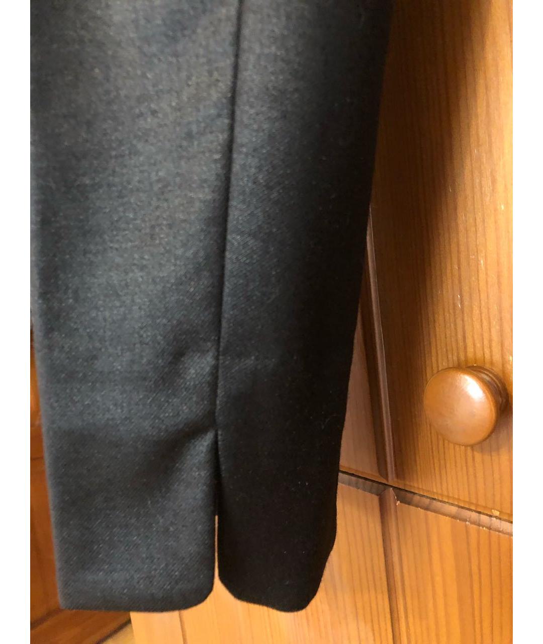 ZADIG & VOLTAIRE Черные полиэстеровые прямые брюки, фото 5