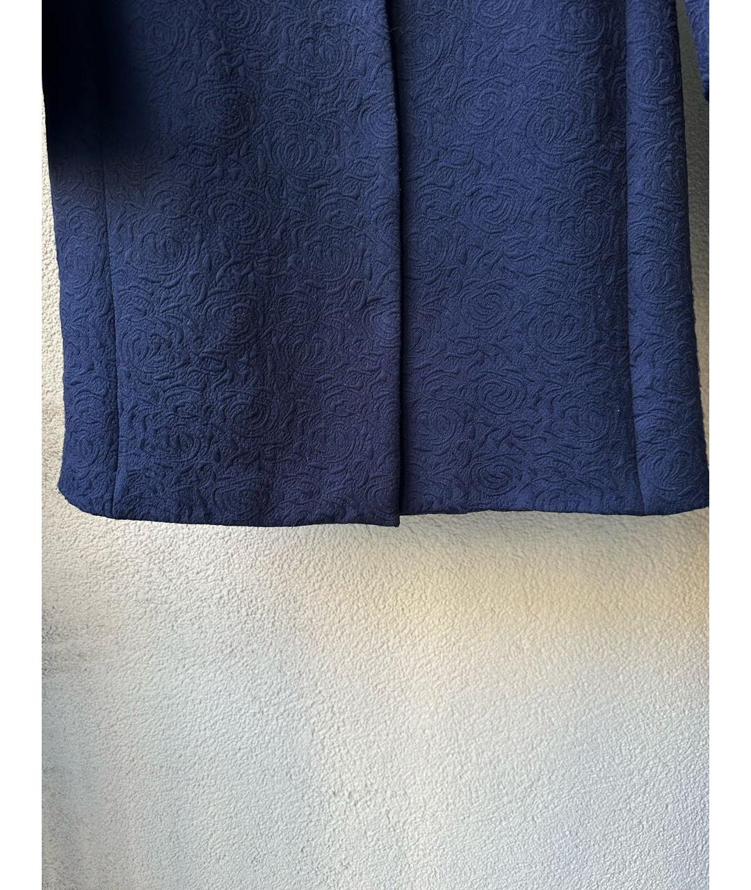 BLUGIRL Темно-синий полиэстеровый тренч/плащ, фото 6
