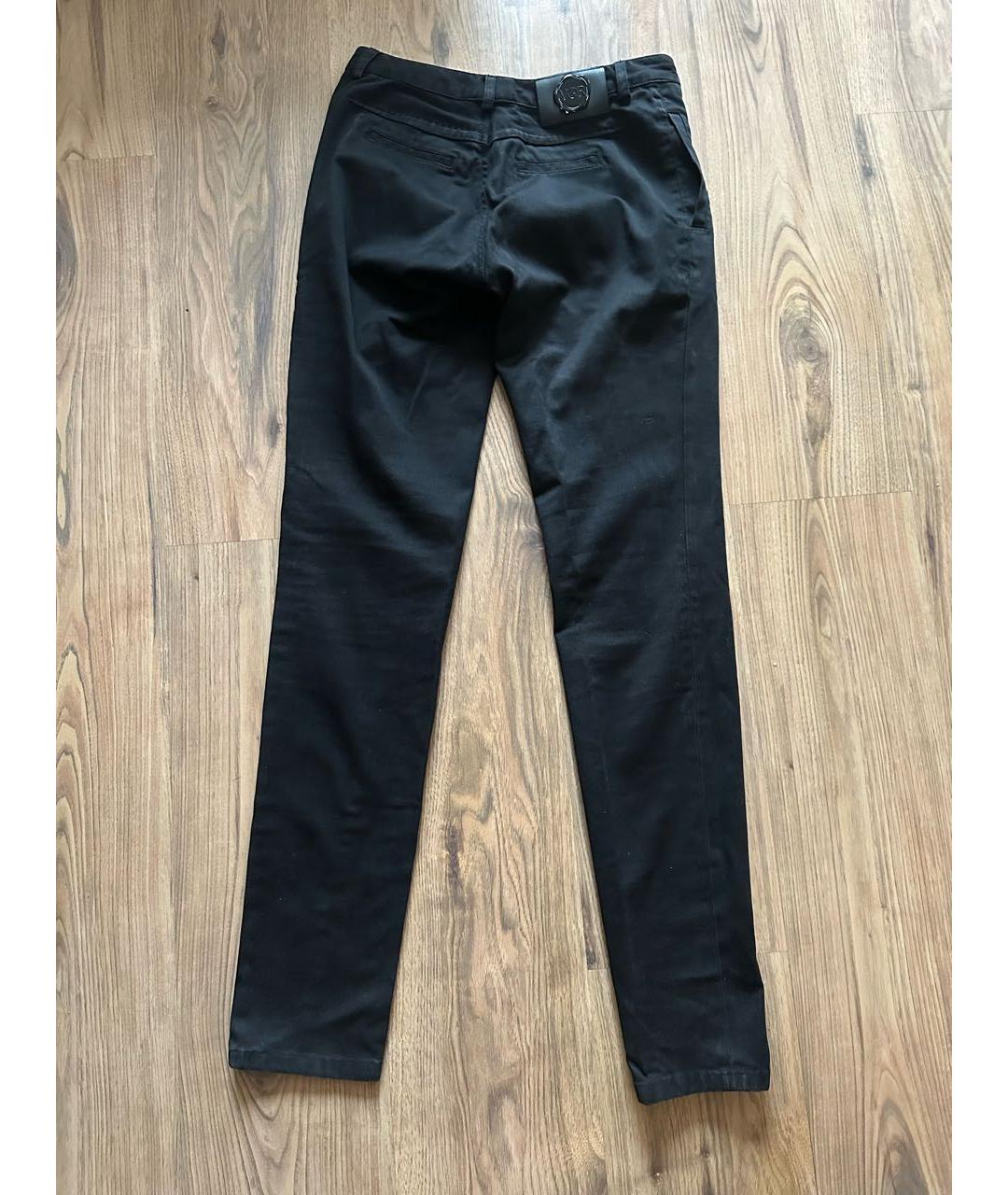 VIKTOR & ROLF Черные хлопко-эластановые прямые джинсы, фото 2