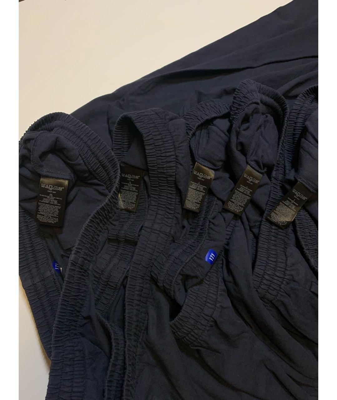 YEEZY Темно-синие хлопковые повседневные брюки, фото 4