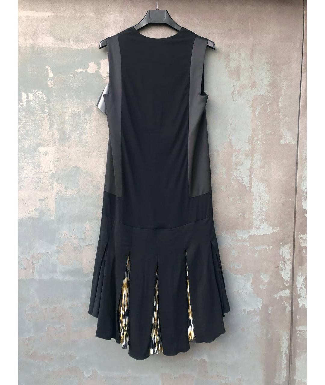 JUST CAVALLI Черное вискозное платье, фото 7