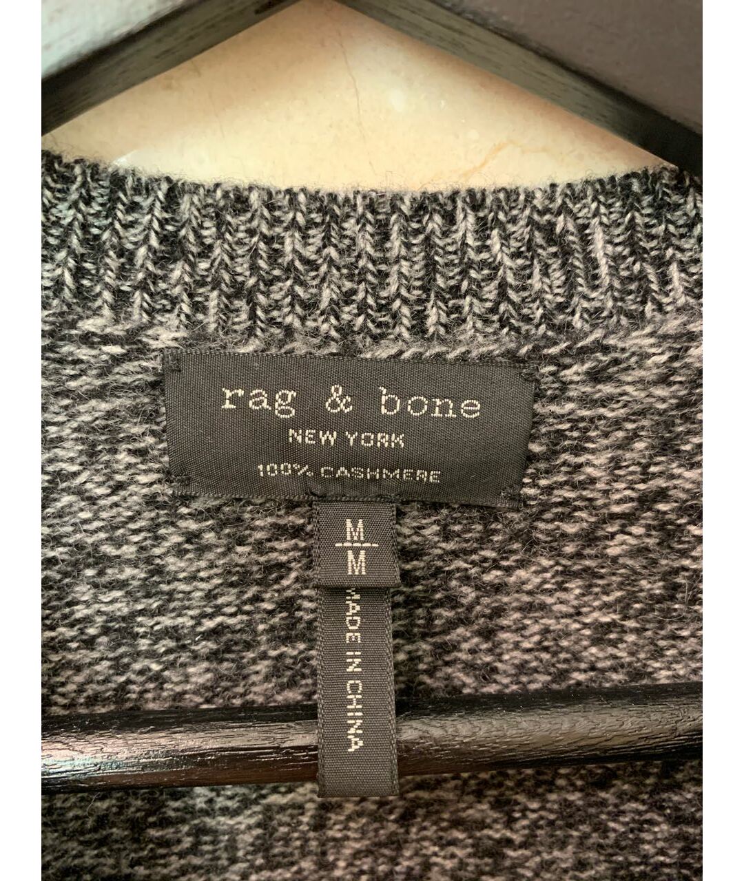 RAG&BONE Серый кашемировый джемпер / свитер, фото 3