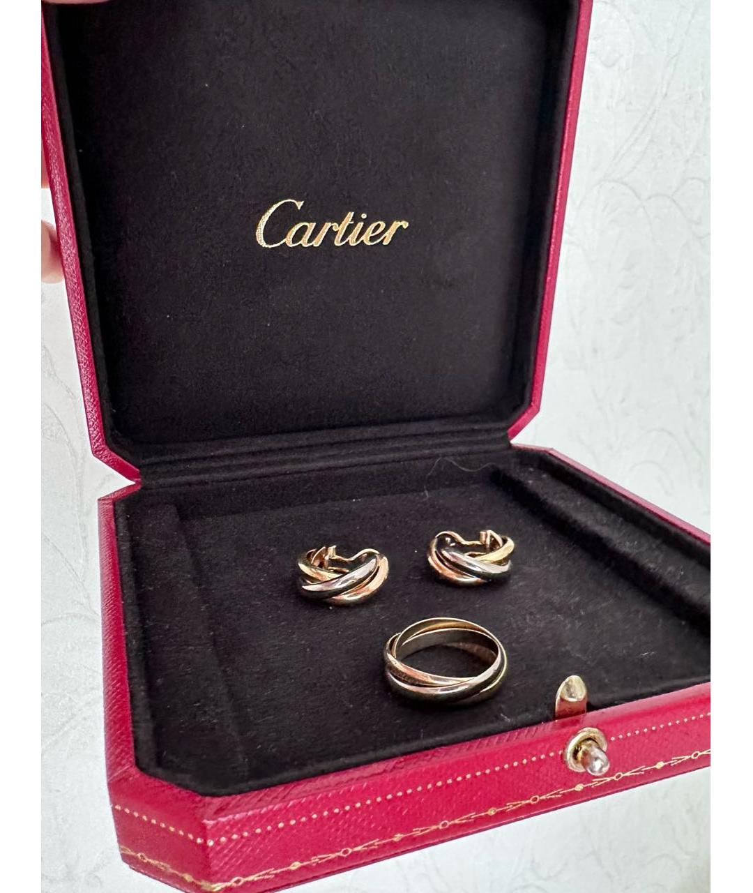 CARTIER Золотые серьги из желтого золота, фото 6