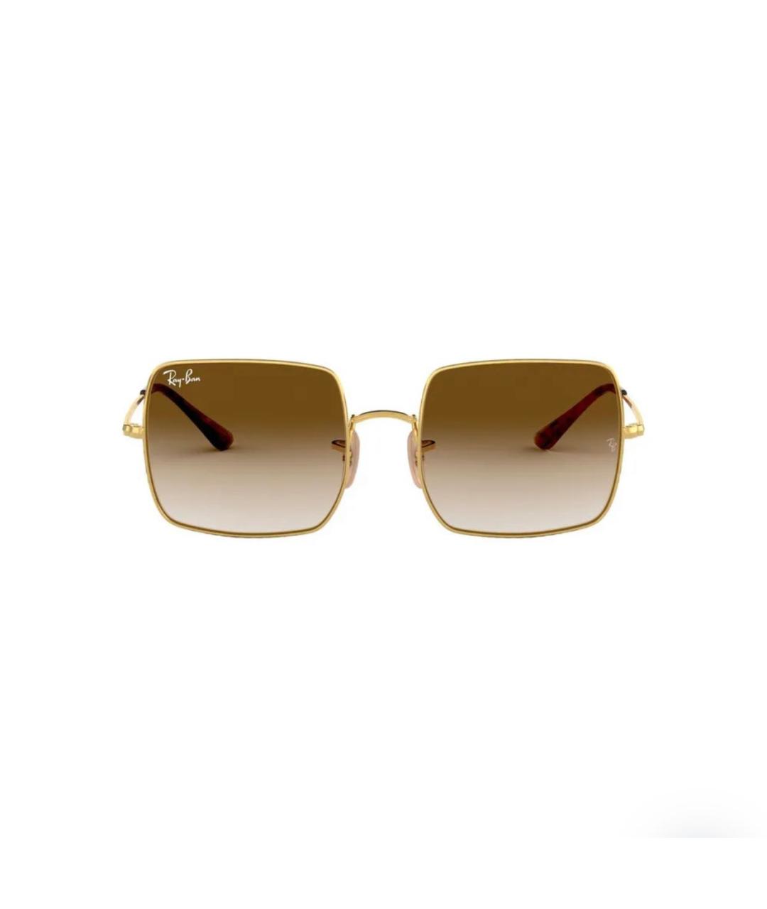 Ray ban square store gold