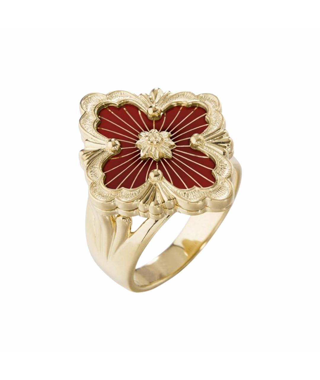Buccellati Бордовое кольцо из желтого золота, фото 1