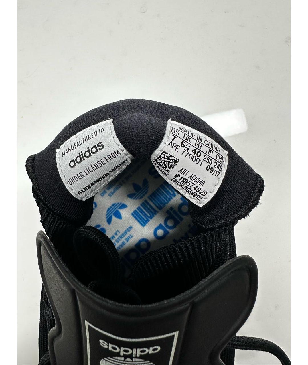 ADIDAS Черные синтетические низкие кроссовки / кеды, фото 6