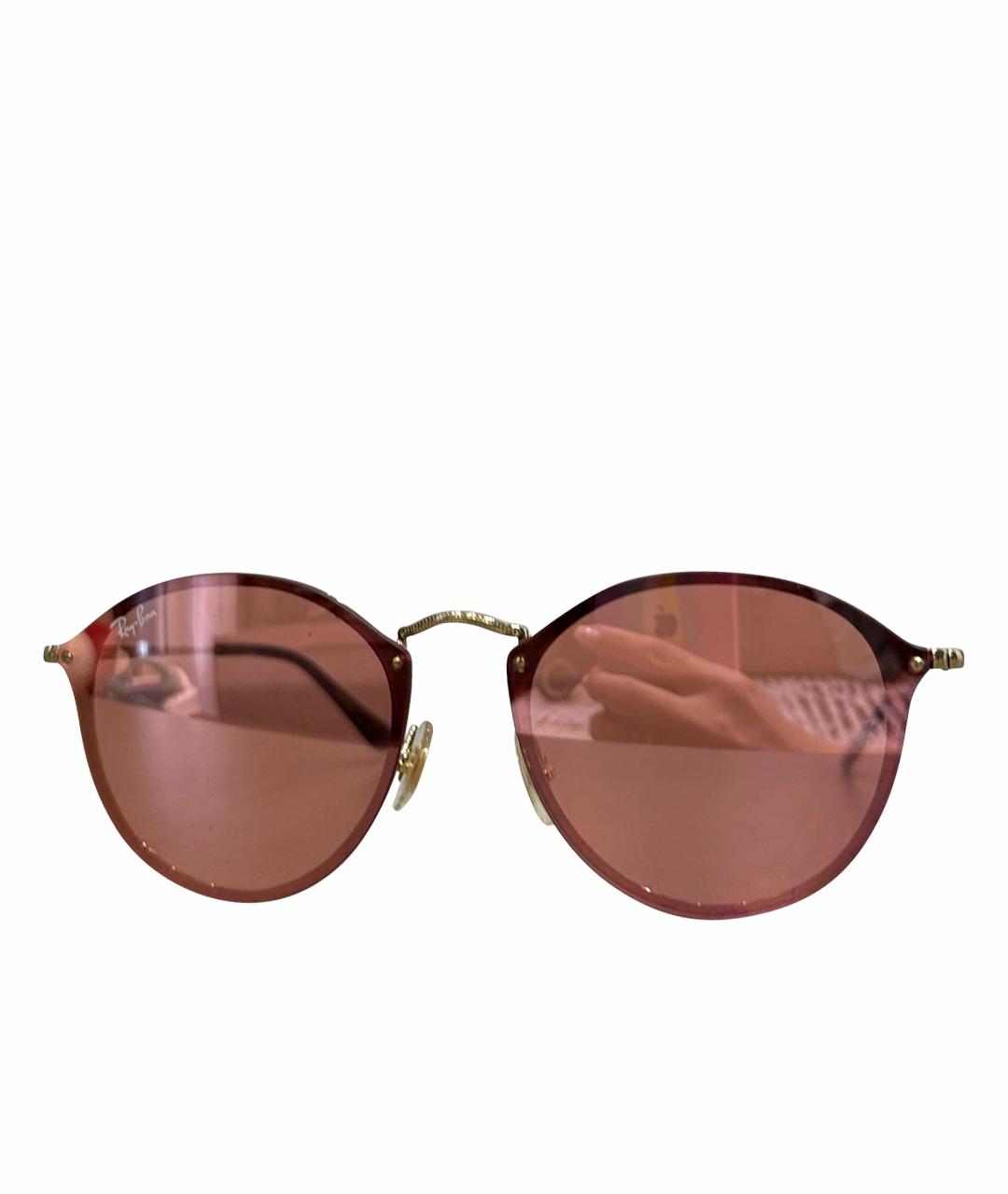 RAY BAN Розовые солнцезащитные очки, фото 1