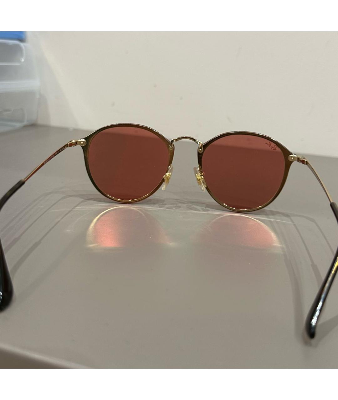 RAY BAN Розовые солнцезащитные очки, фото 3