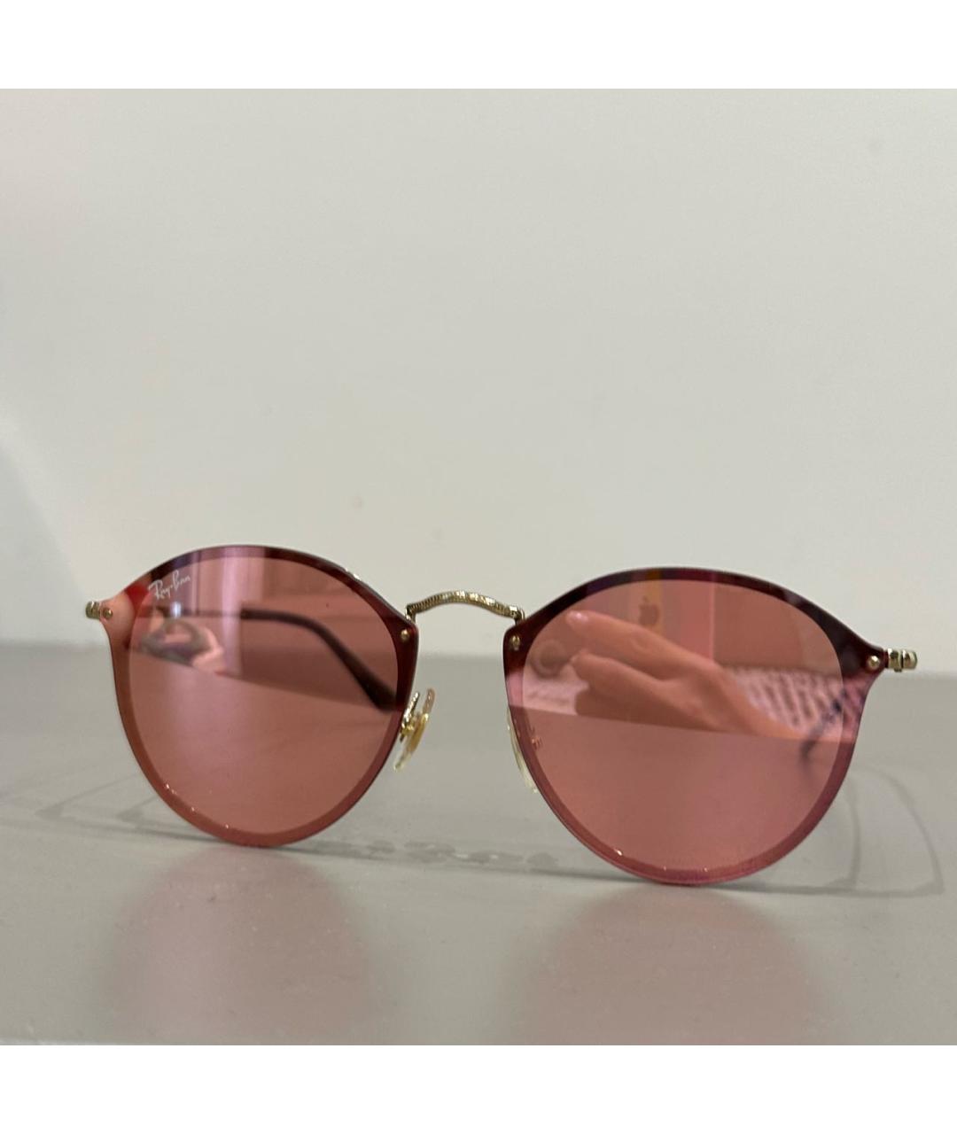RAY BAN Розовые солнцезащитные очки, фото 5