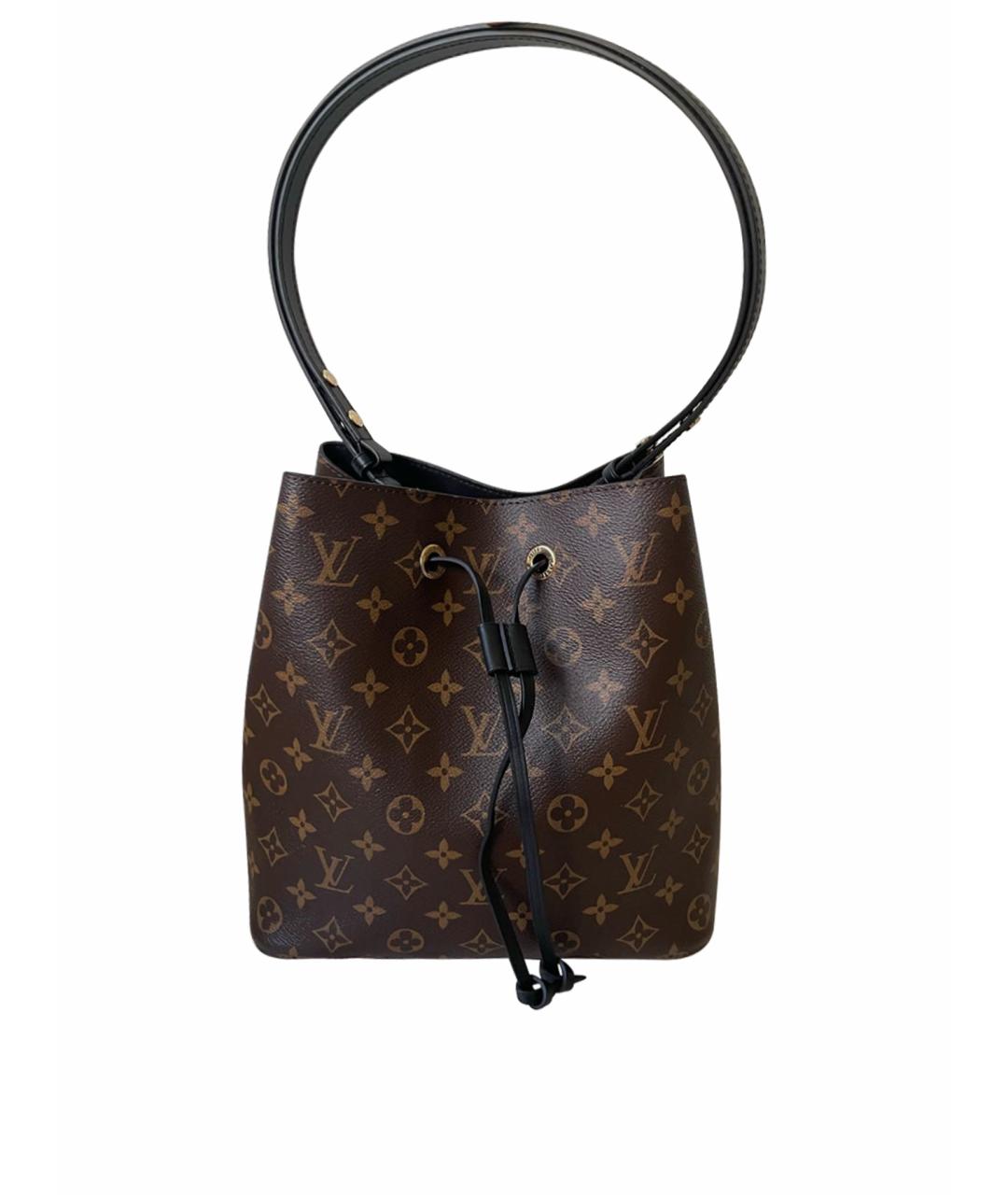 LOUIS VUITTON Коричневая сумка с короткими ручками, фото 1