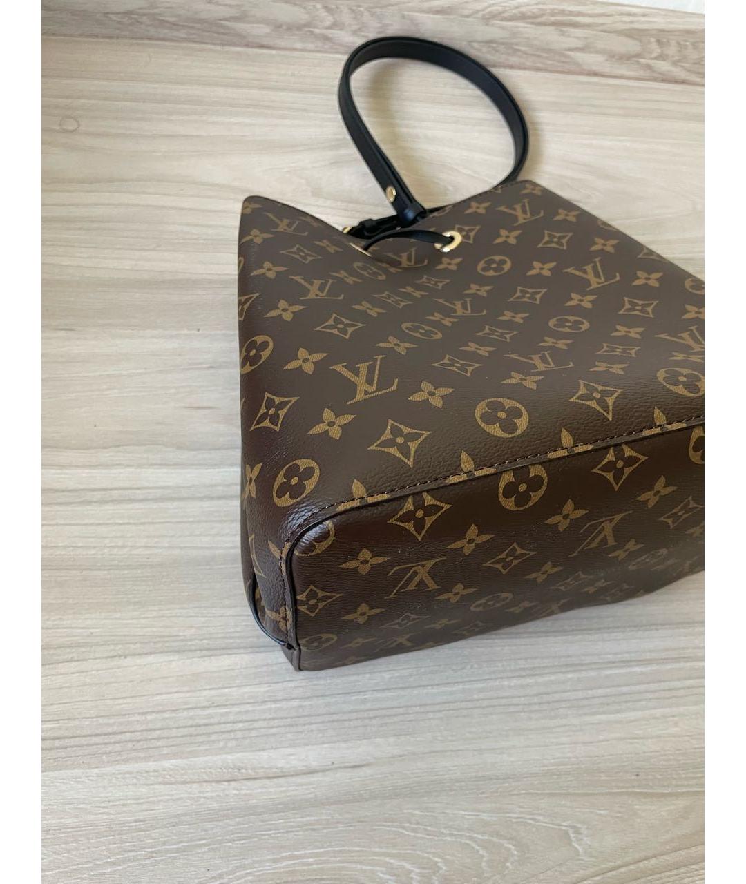 LOUIS VUITTON Коричневая сумка с короткими ручками, фото 6