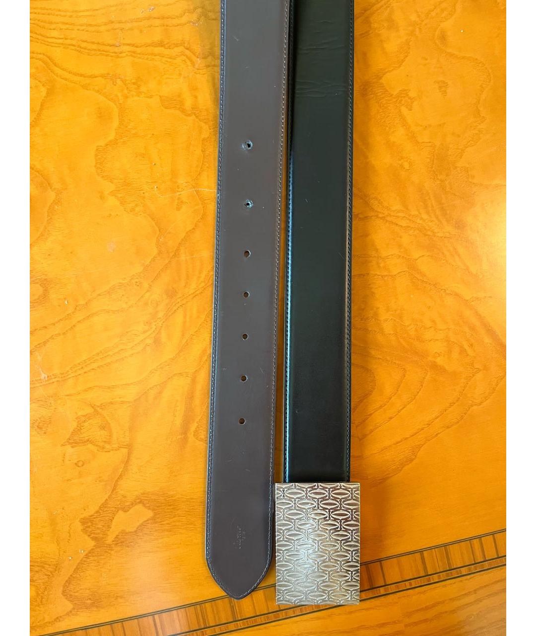 CARTIER Коричневый кожаный ремень, фото 4