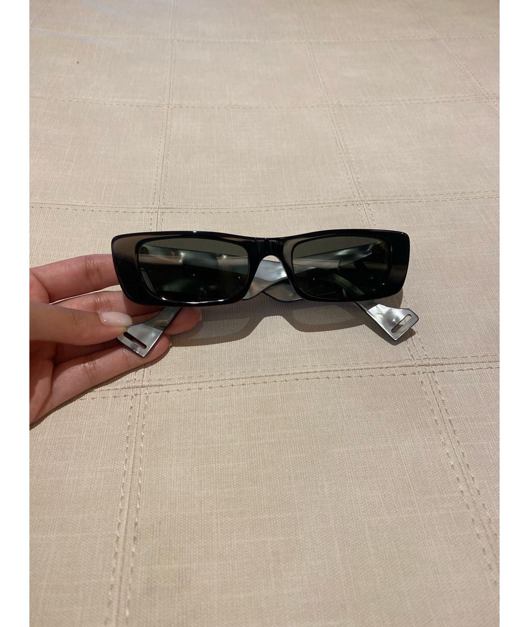 GUCCI Черные пластиковые солнцезащитные очки, фото 5