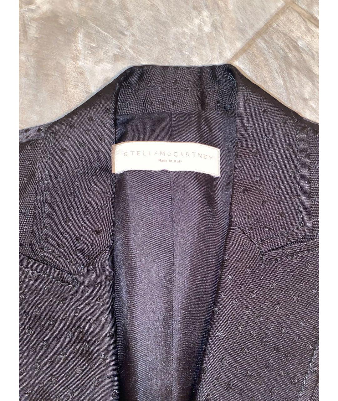 STELLA MCCARTNEY Черный шелковый костюм с юбками, фото 3