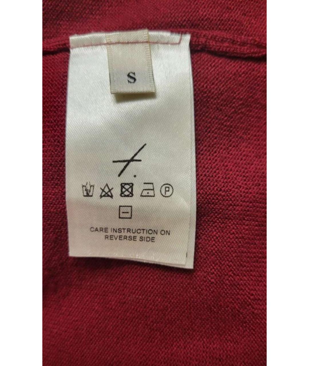 FALCONERI Бордовый шерстяной джемпер / свитер, фото 4