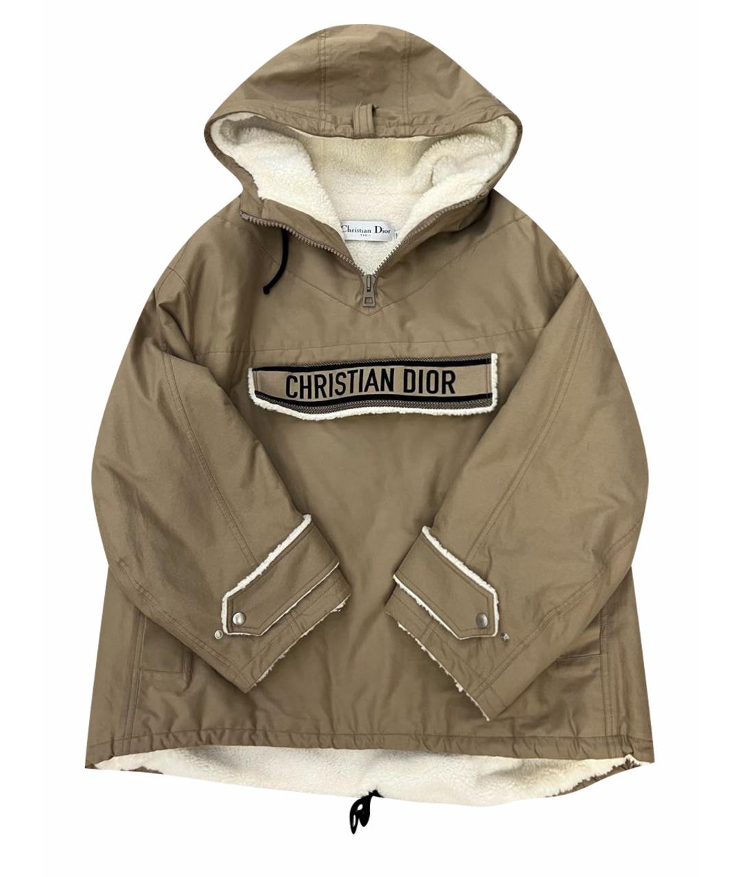 CHRISTIAN DIOR Бежевая дубленка, фото 1