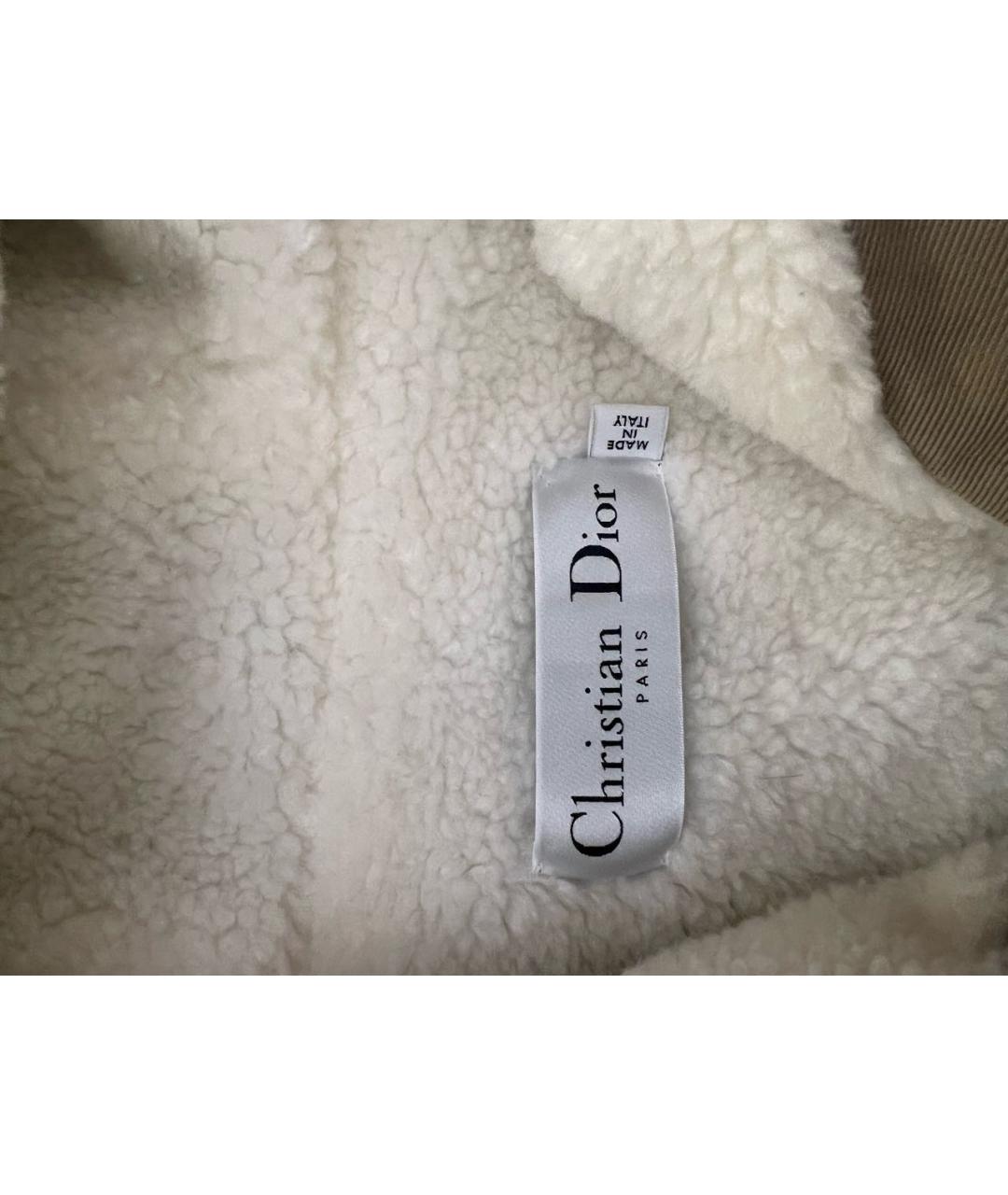 CHRISTIAN DIOR Бежевая дубленка, фото 5