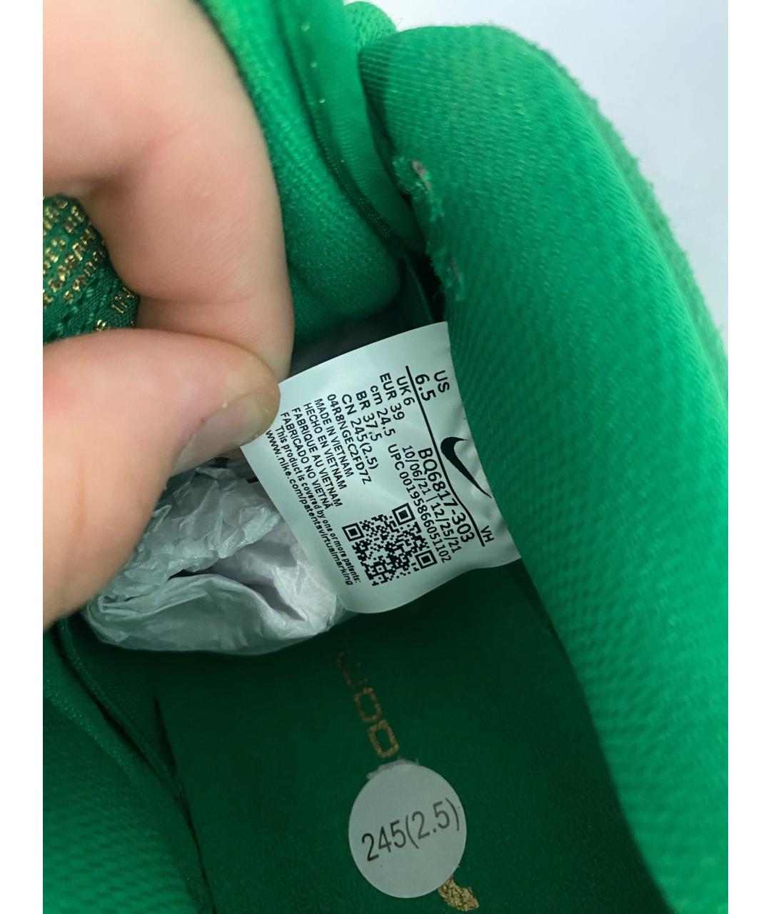 NIKE Зеленые кроссовки, фото 7