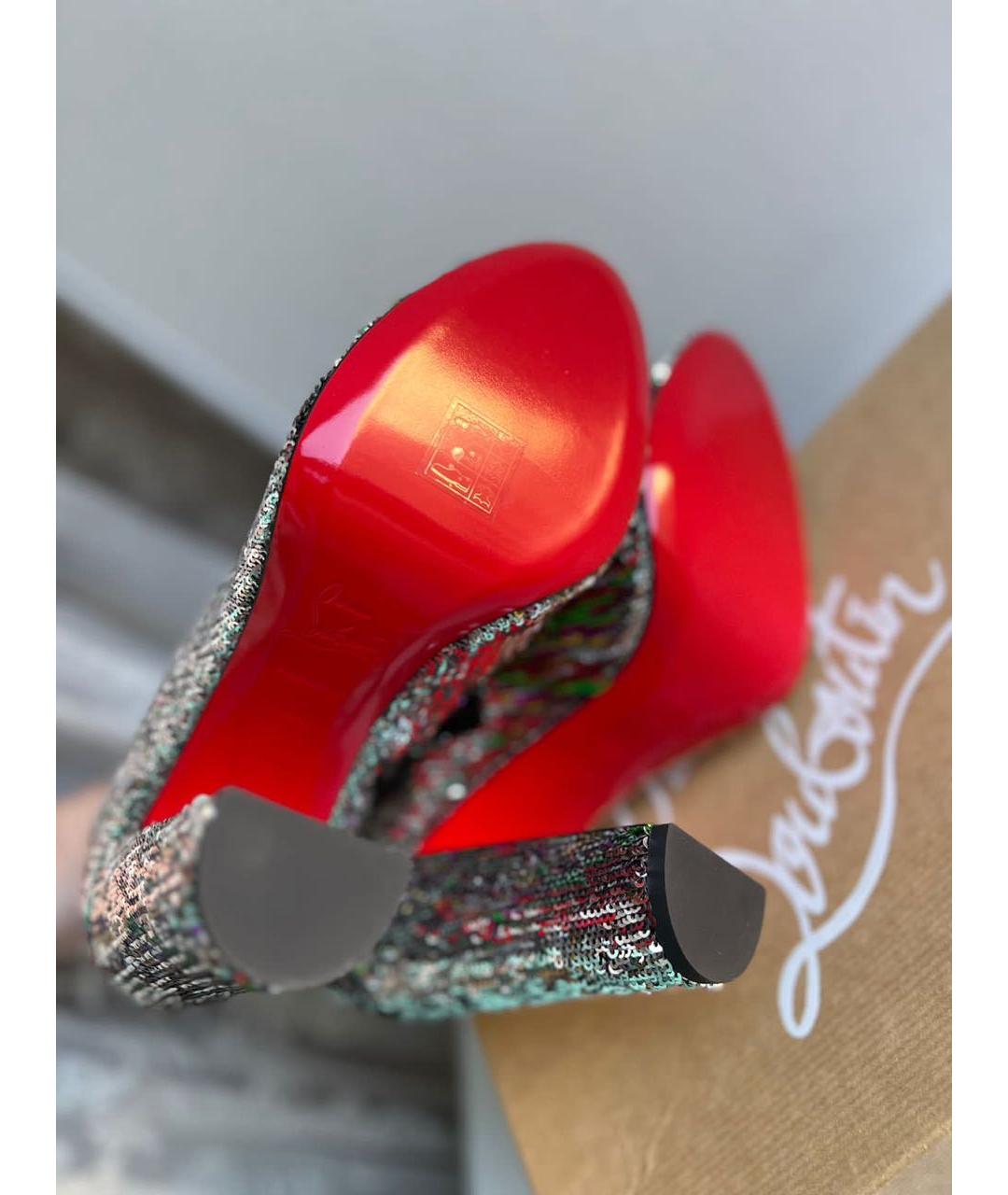 CHRISTIAN LOUBOUTIN Кожаные ботильоны, фото 3