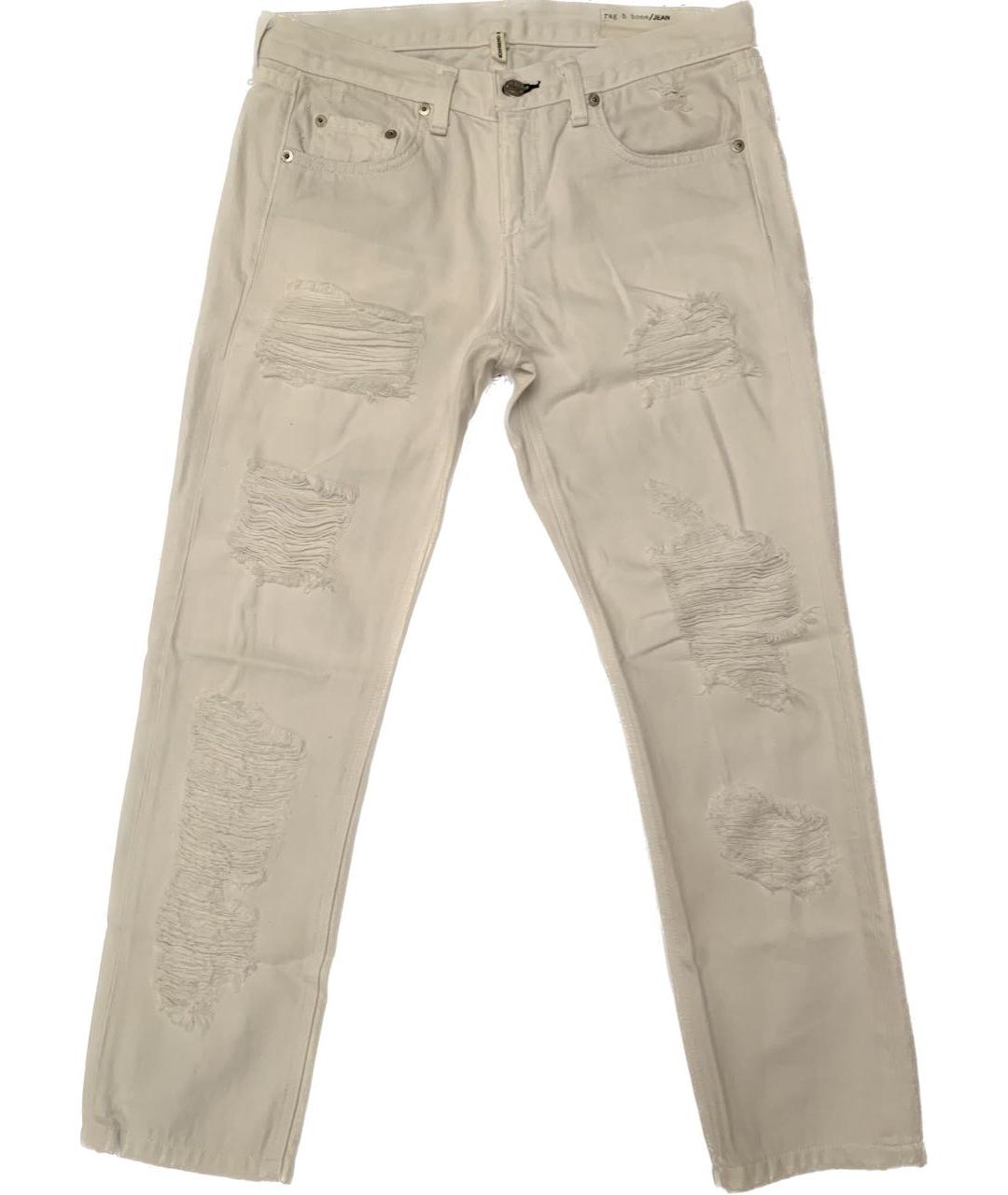 RAG&BONE Белые прямые джинсы, фото 9