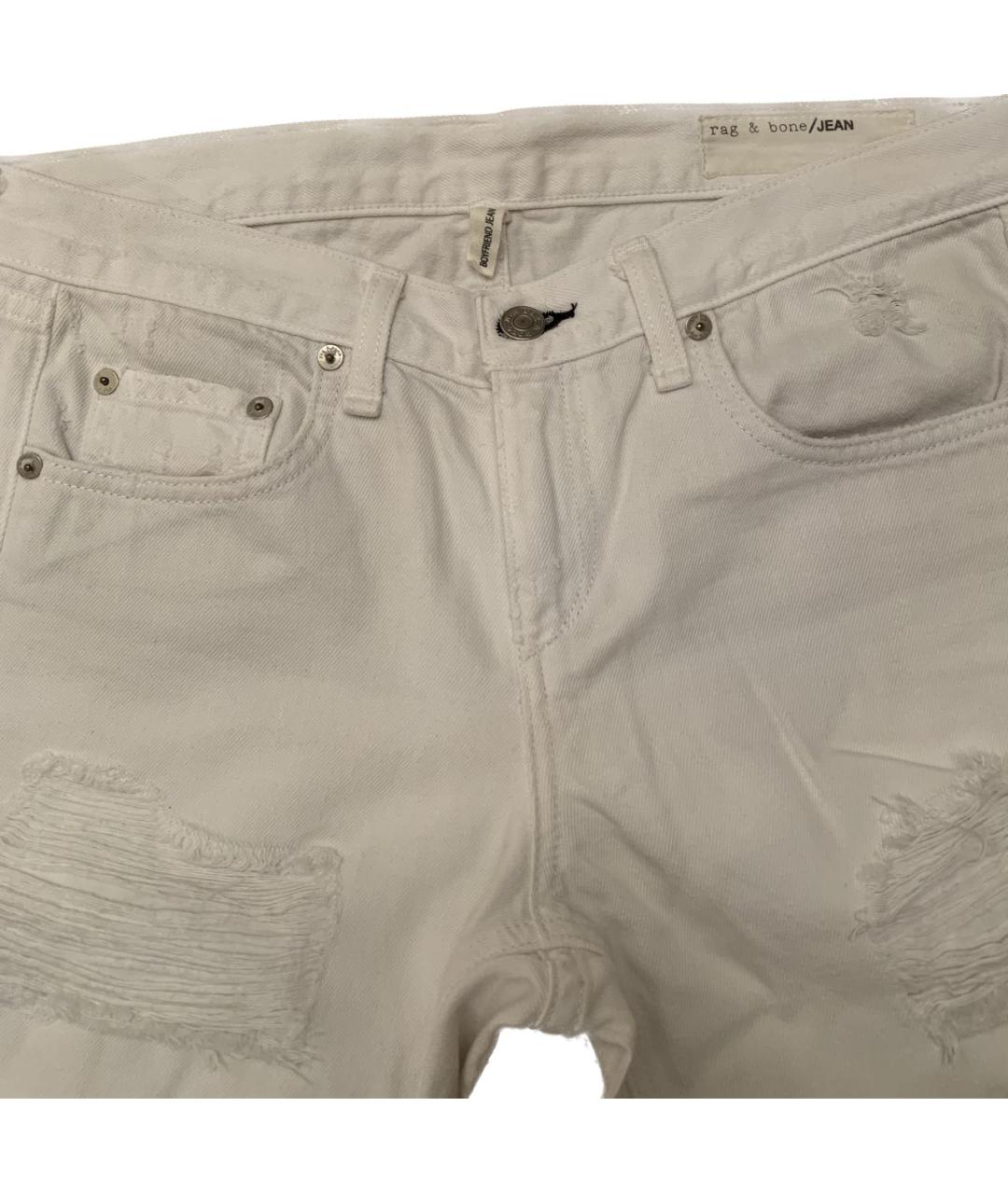 RAG&BONE Белые прямые джинсы, фото 4