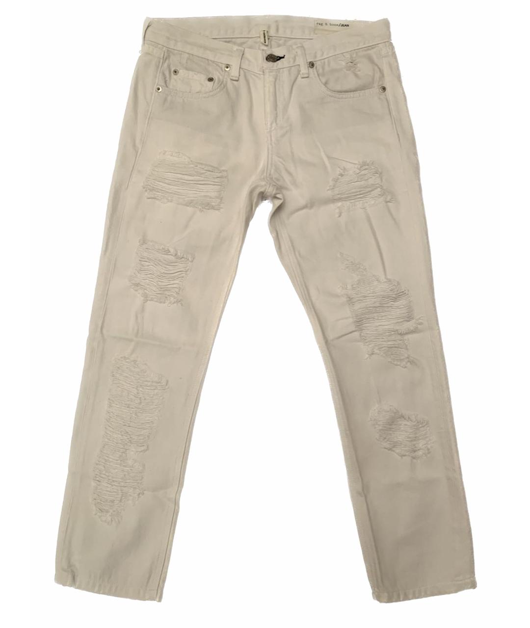 RAG&BONE Белые прямые джинсы, фото 1