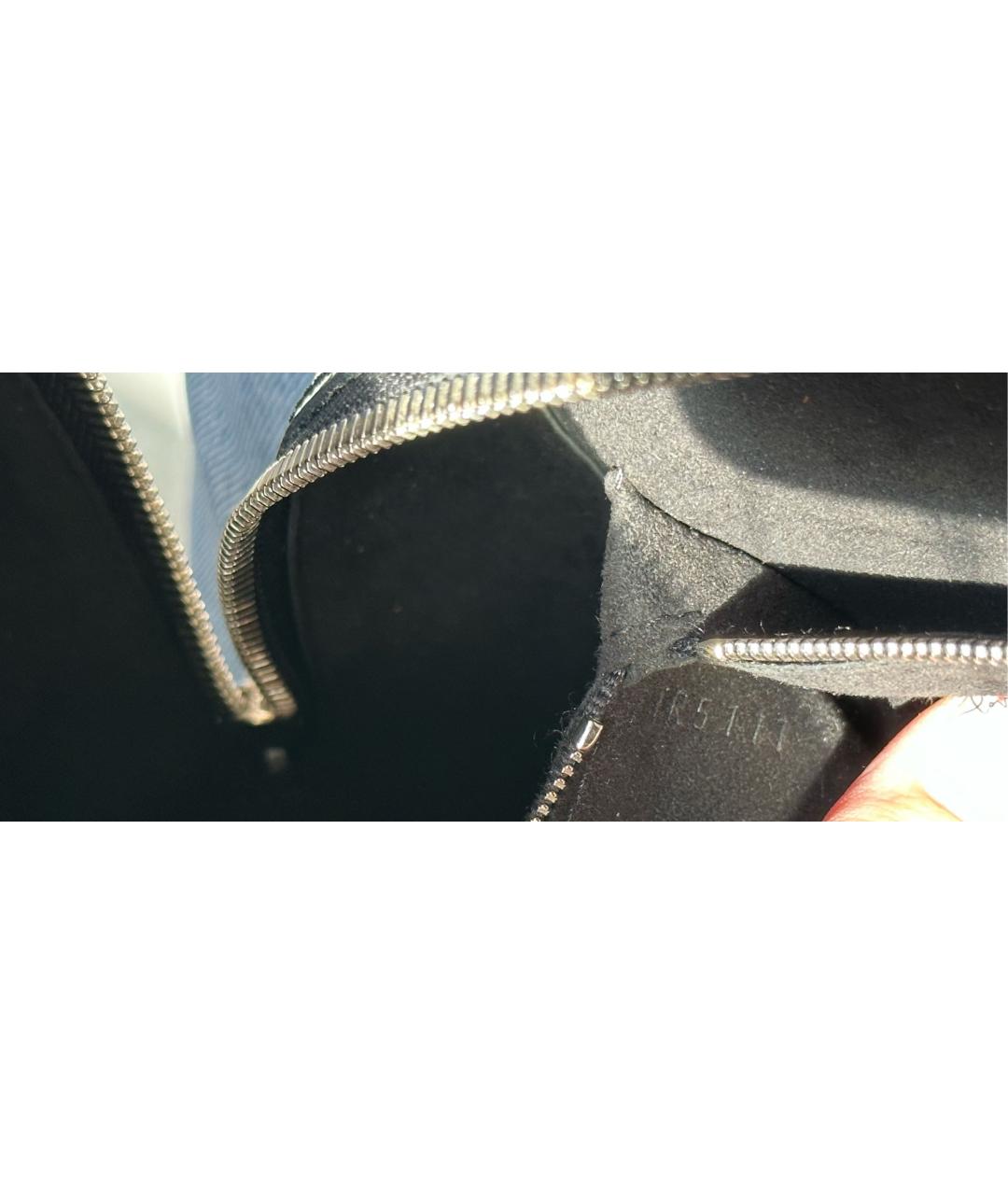 LOUIS VUITTON Черная сумка тоут из лакированной кожи, фото 3