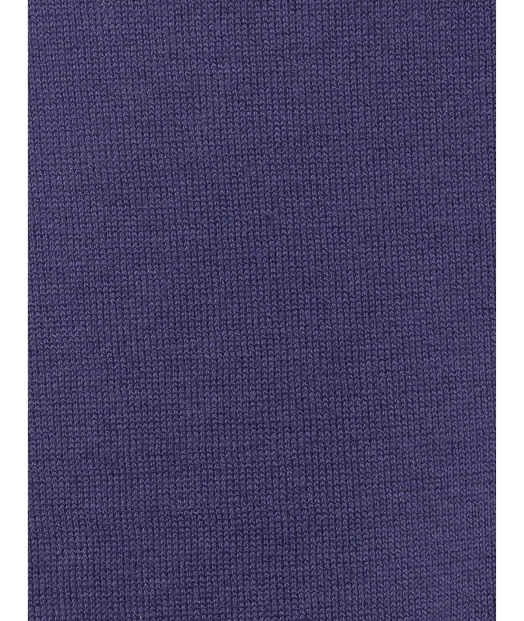 PAL ZILERI Фиолетовое хлопковое поло с коротким рукавом, фото 2