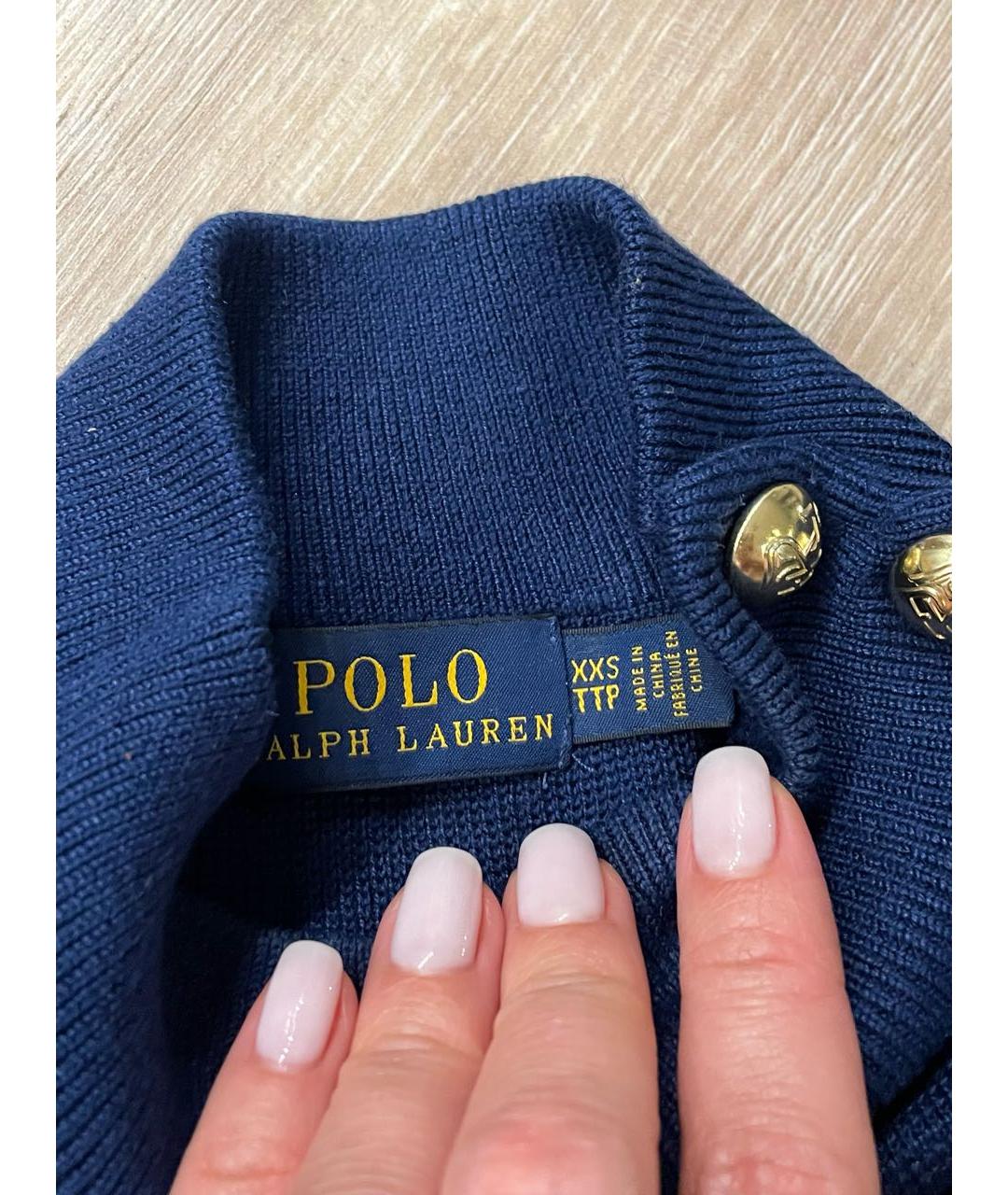 POLO RALPH LAUREN Темно-синий джемпер / свитер, фото 2