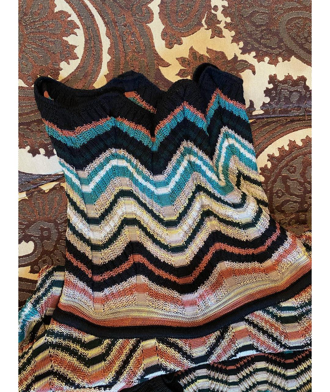 MISSONI Мульти вискозное повседневное платье, фото 5